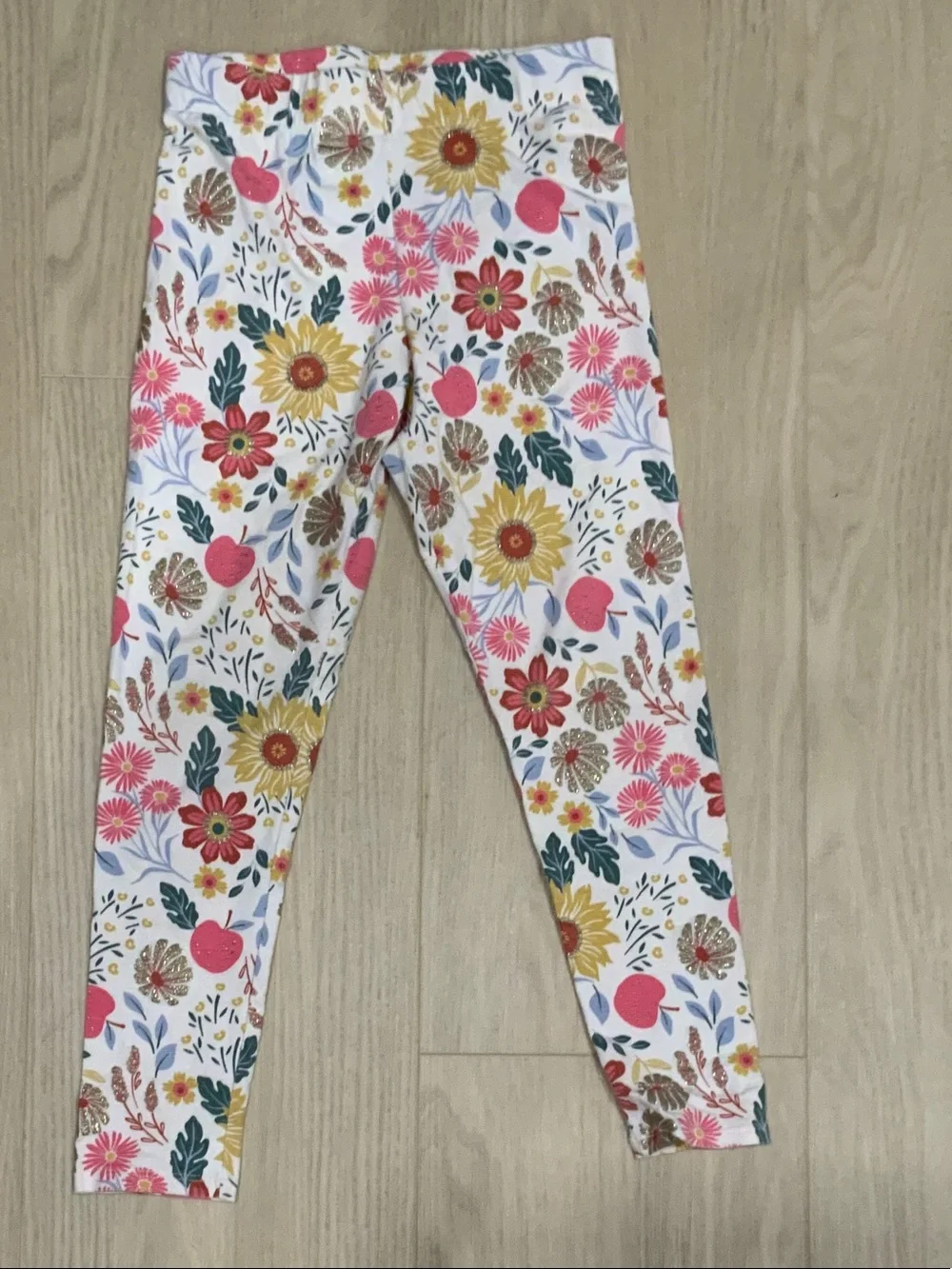 Girls White Unicorn And Owl Floral Sequin Set Girls 7-8
